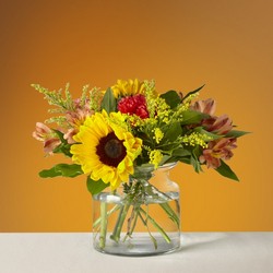 The FTD Sunnycrisp Bouquet from Kinsch Village Florist, flower shop in Palatine, IL